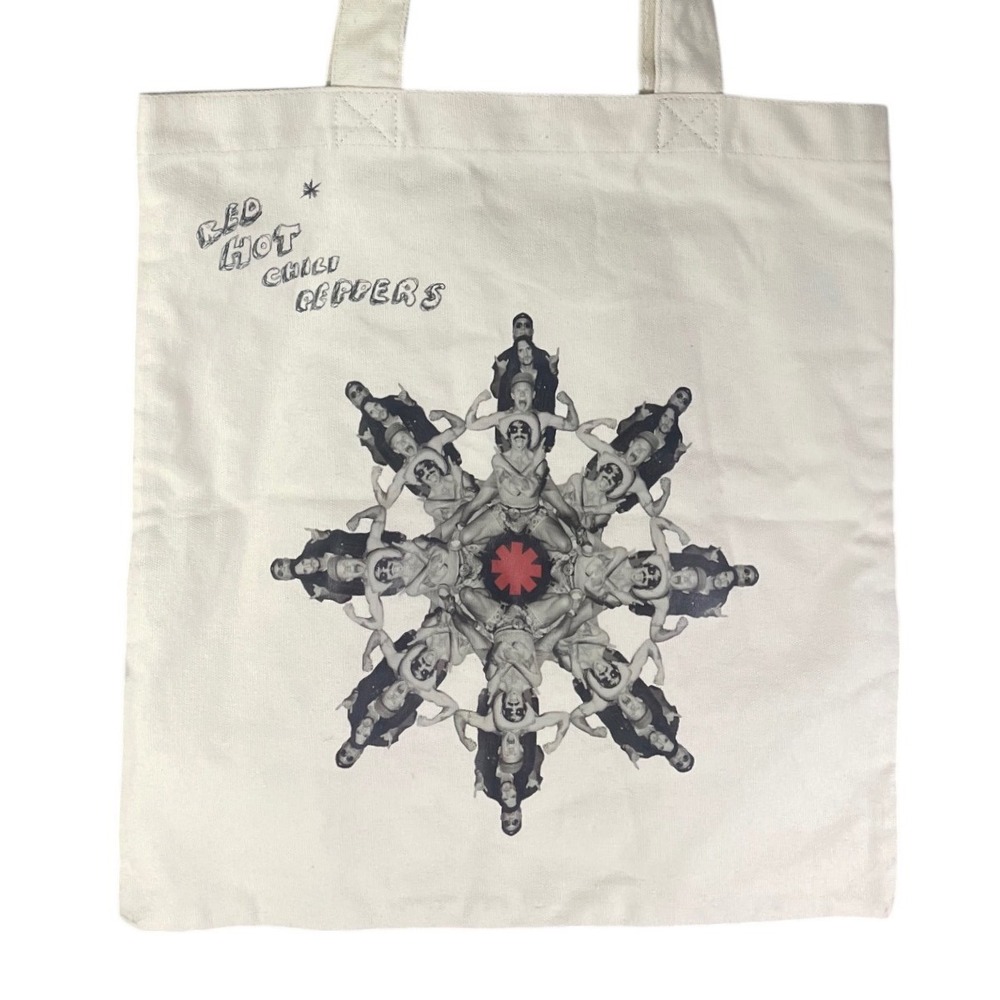 Red Hot Chili Peppers Tote Bag Unlimited Love World Tour Mothers Milk Canvas